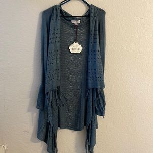 Long sweater cardigan
